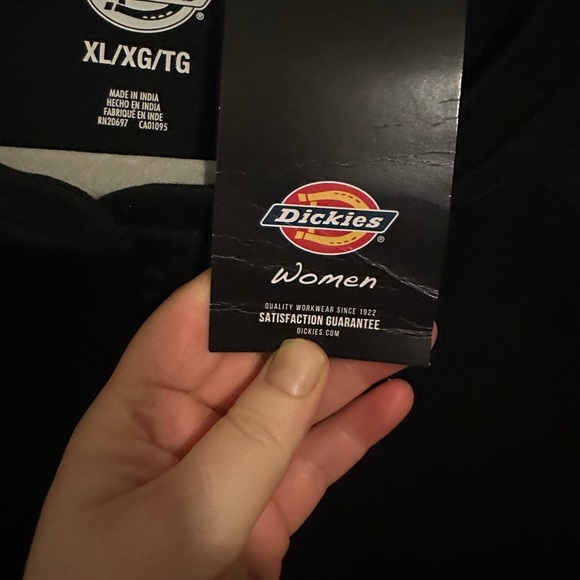 Dickies Black Long Sleeve Henley - Picture 3 of 6
